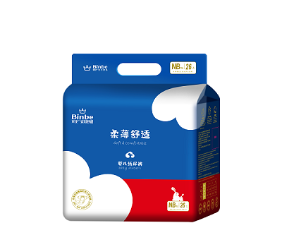 宾比柔薄舒适婴儿纸尿裤NB码