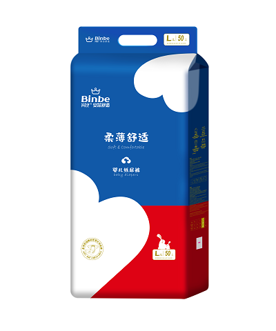 宾比柔薄舒适婴儿纸尿裤L码